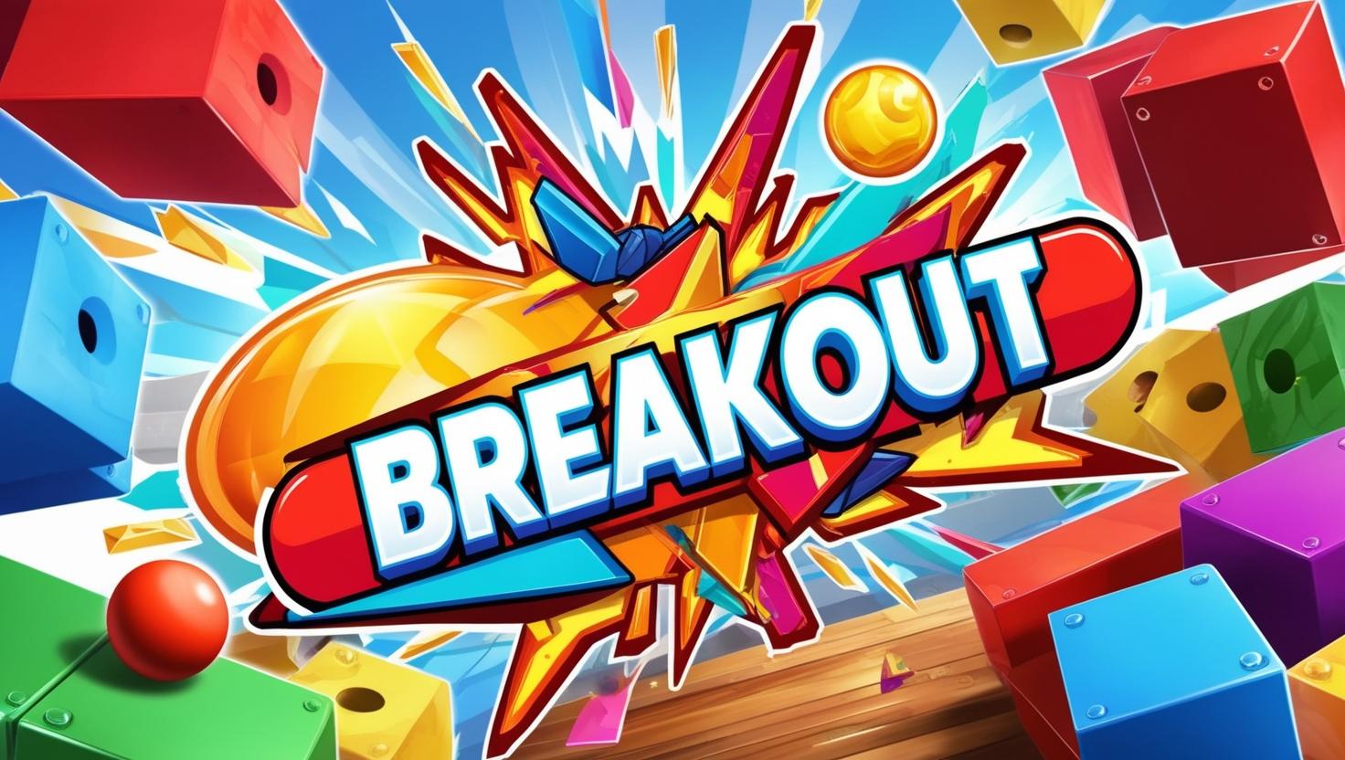 Breakout - Classic arcade action! Break blocks and keep the ball bouncing in this timeless game