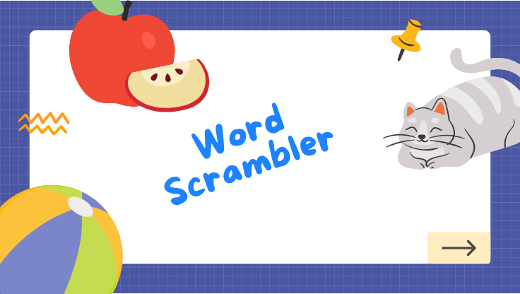 Word Scrambler - Unscramble jumbled words in this fun word puzzle game!